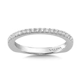 True fit matching diamond wedding band and a beautiful reminder of that special day for years to come