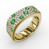 14Kt Yellow Gold Color Fashion Fashion Rings