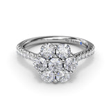 Blossoming Diamond Ring