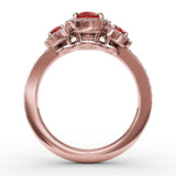 14Kt Rose Gold Color Fashion Fashion Rings