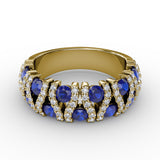 Make A Statement Sapphire And Diamond Ring