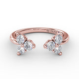 18Kt Rose Gold Diamond Fashion Rings
