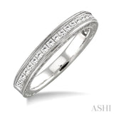 7/8 Ctw Diamond Matching Wedding Band in 18K White Gold