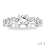 Semi-Mount Diamond Engagement Ring