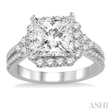 Semi-Mount Diamond Engagement Ring