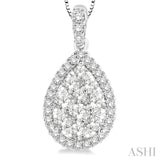 Pear Shape Lovebright Essential Diamond Pendant