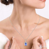 Gemstone & Diamond Pendant