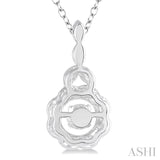 Silver Emotion Diamond Fashion Pendant