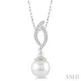 Pearl & Diamond Fashion Pendant