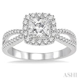 Semi-Mount Diamond Engagement Ring