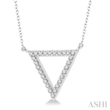 Triangle Diamond Pendant