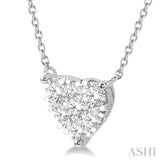 Heart Shape Lovebright Essential Diamond Necklace