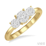 Past Present & Future Lovebright Essential Diamond Engagement Ring