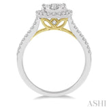 Oval Shape Lovebright Essential Diamond Engagement Ring