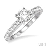 Semi-Mount Diamond Engagement Ring