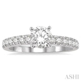 Semi-Mount Diamond Engagement Ring