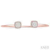 Lovebright Essential Diamond Open Cuff Bangle