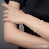 Lovebright Essential Diamond Open Cuff Bangle