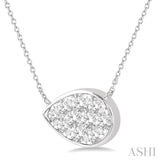 Pear Shape Lovebright Essential Diamond Necklace