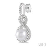 Pearl & Diamond Fashion Earrings