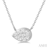 Pear Shape Lovebright Essential Diamond Necklace