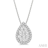 Pear Shape Lovebright Essential Diamond Pendant