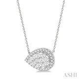 Pear Shape Lovebright Essential Diamond Necklace