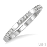 Stackable Diamond Wedding Band