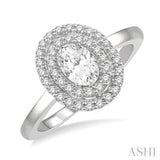 Oval Shape Diamond Engagement Ring