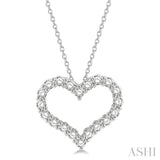 Heart Shape Diamond Pendant