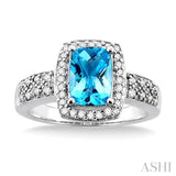 Gemstone & Diamond Ring