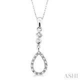 Pear Shape Diamond Pendant