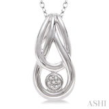 Silver Diamond Fashion Pendant