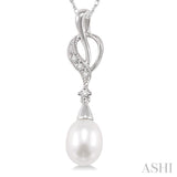 Pearl & Diamond Fashion Pendant