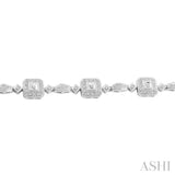 Silver Diamond Bracelet