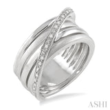 Silver Diamond Fashion Ring