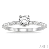 Semi-Mount Diamond Engagement Ring