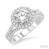 Semi-Mount Diamond Engagement Ring