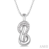 Silver Diamond Fashion Pendant