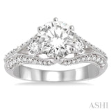 Semi-Mount Diamond Engagement Ring