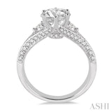 Semi-Mount Diamond Engagement Ring