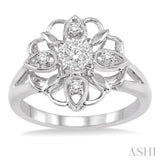 Flower Lovebright Diamond Fashion Ring