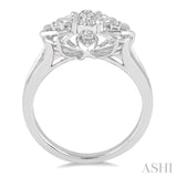 Flower Lovebright Diamond Fashion Ring