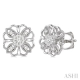 Flower Lovebright Diamond Fashion Earrings