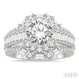 Semi-Mount Diamond Engagement Ring