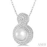 Pearl & Diamond Fashion Pendant