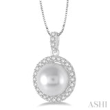 Pearl & Diamond Pendant