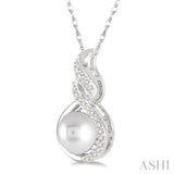 Pearl & Diamond Fashion Pendant