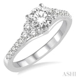 Semi-Mount Diamond Engagement Ring