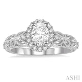 Oval Shape Diamond Engagement Ring